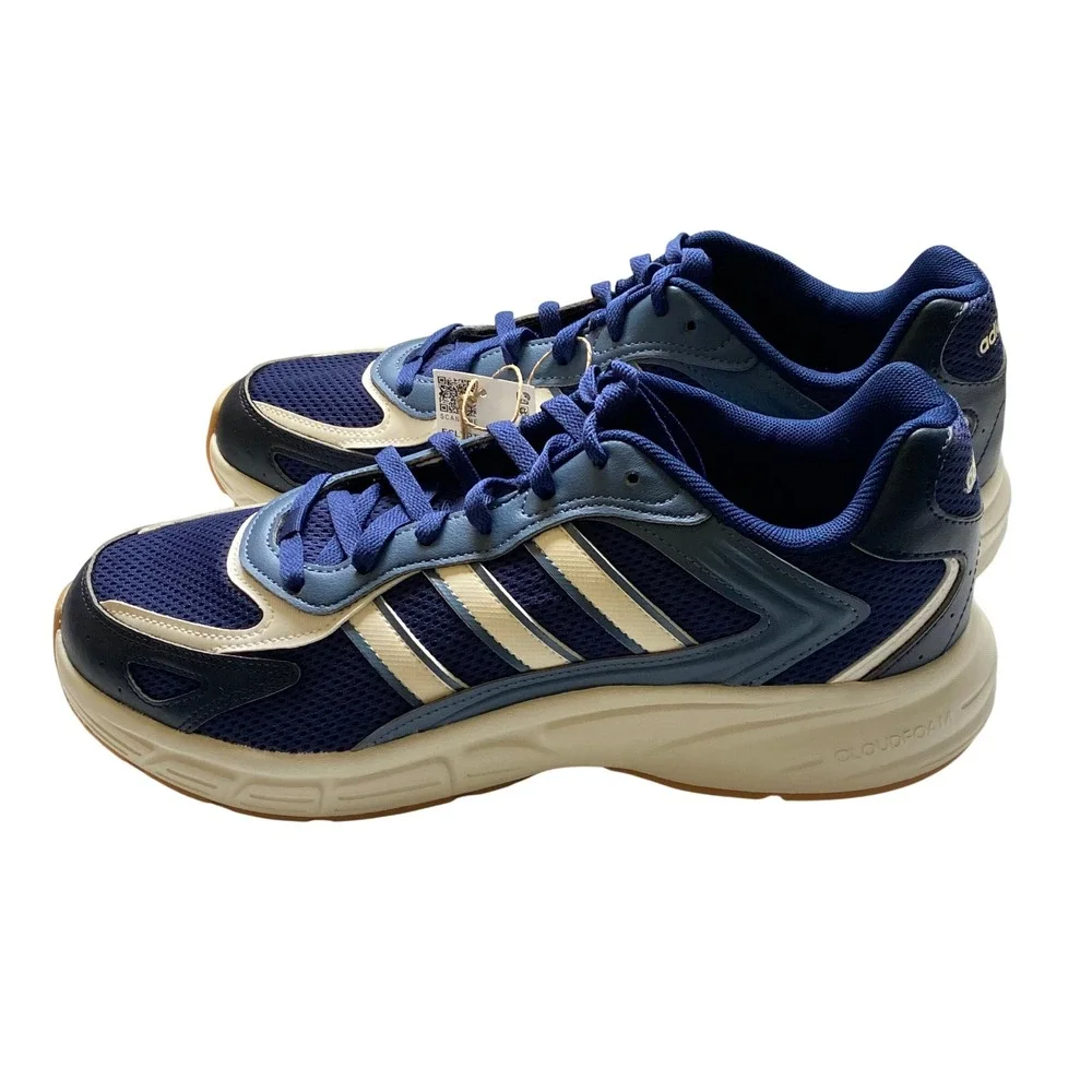 Adidas Eclyptix 2000 Mens Blue White Cloudfoam‎ Running Shoes Sneakers 10.5 NWOB